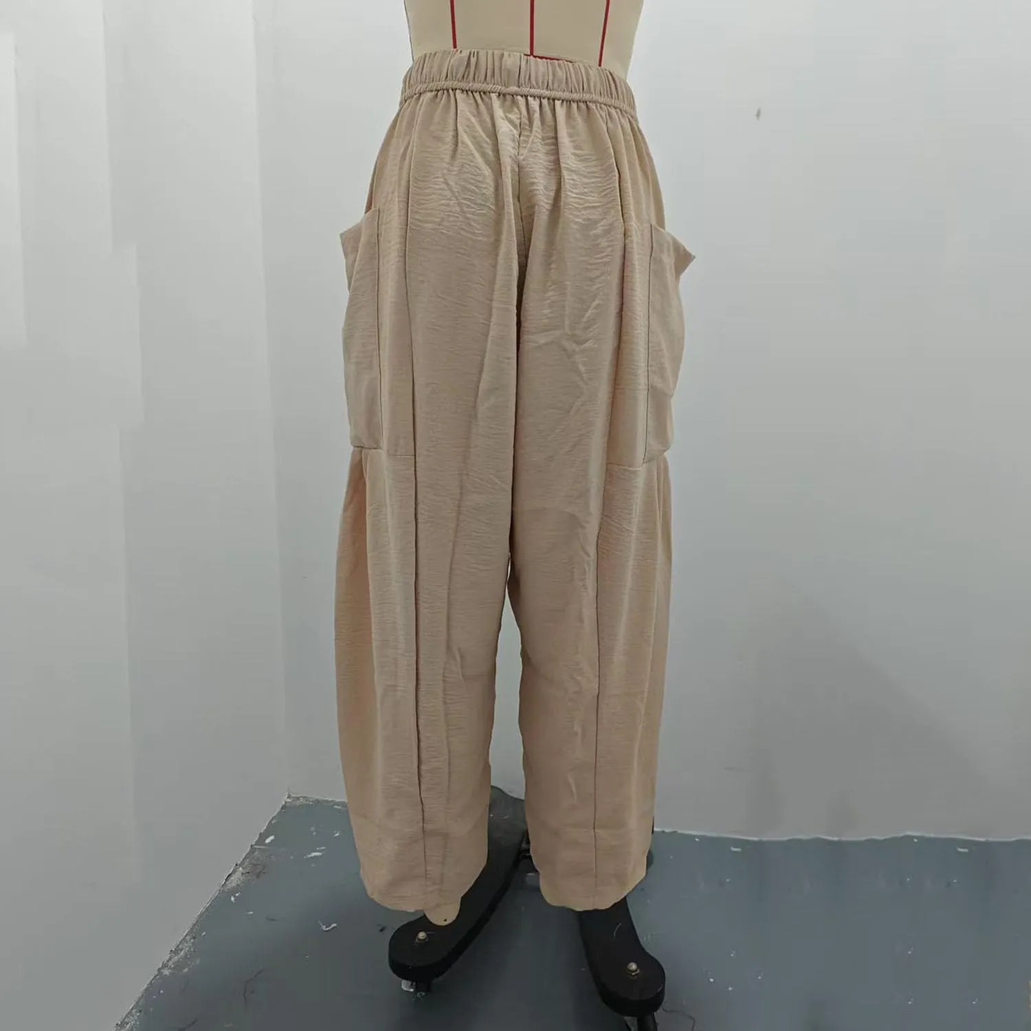 Lapidata Linen Pants,Wide Leg Loose Cotton Linen Pants, Summer Beach Vacation Pants for Women,Palazzo Harem Pants