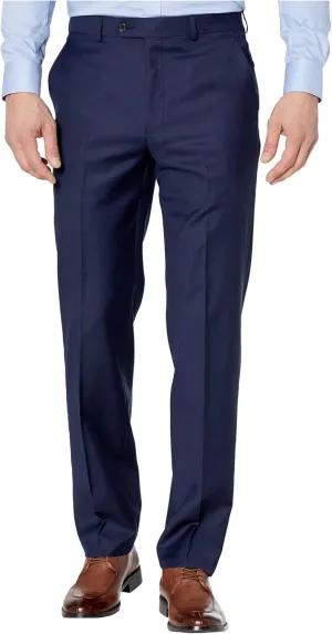 Lauren Ralph Lauren Mens Wool Blend Wool Trouser Pants Navy 42/30