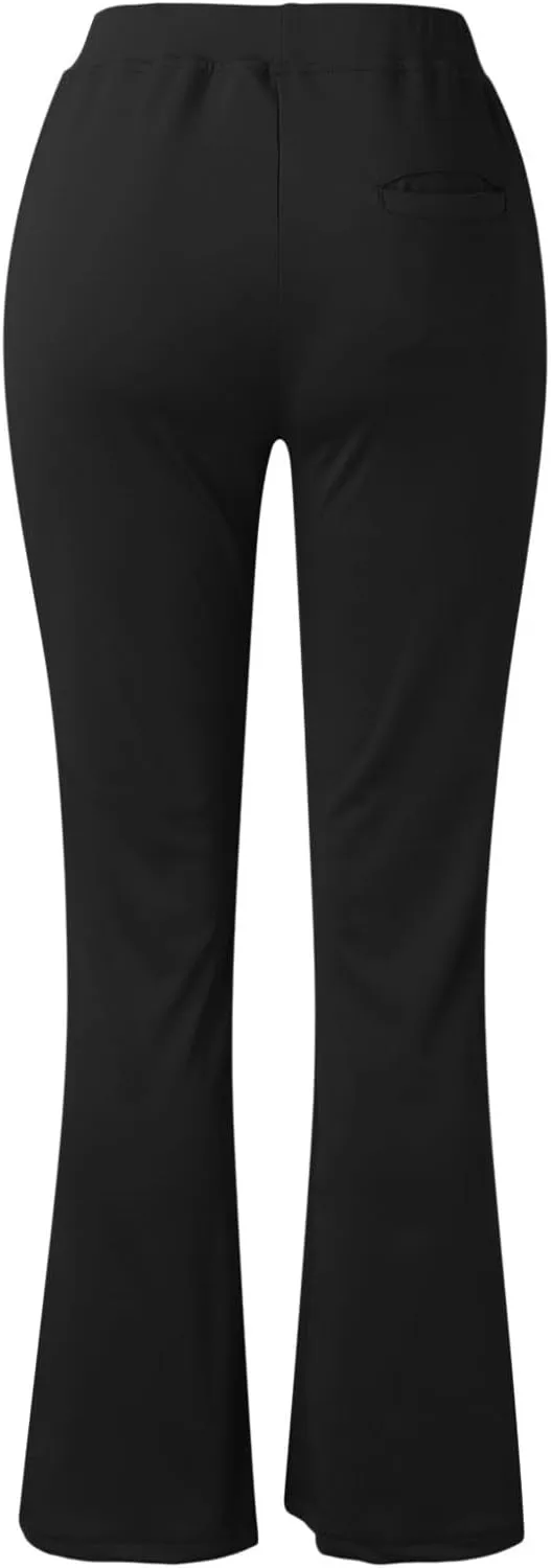 Leggings for Women Work Pants for Women 2024 High Waist Stretch Soft Comfy Athletic Workout Yoga Pants Business Trousers