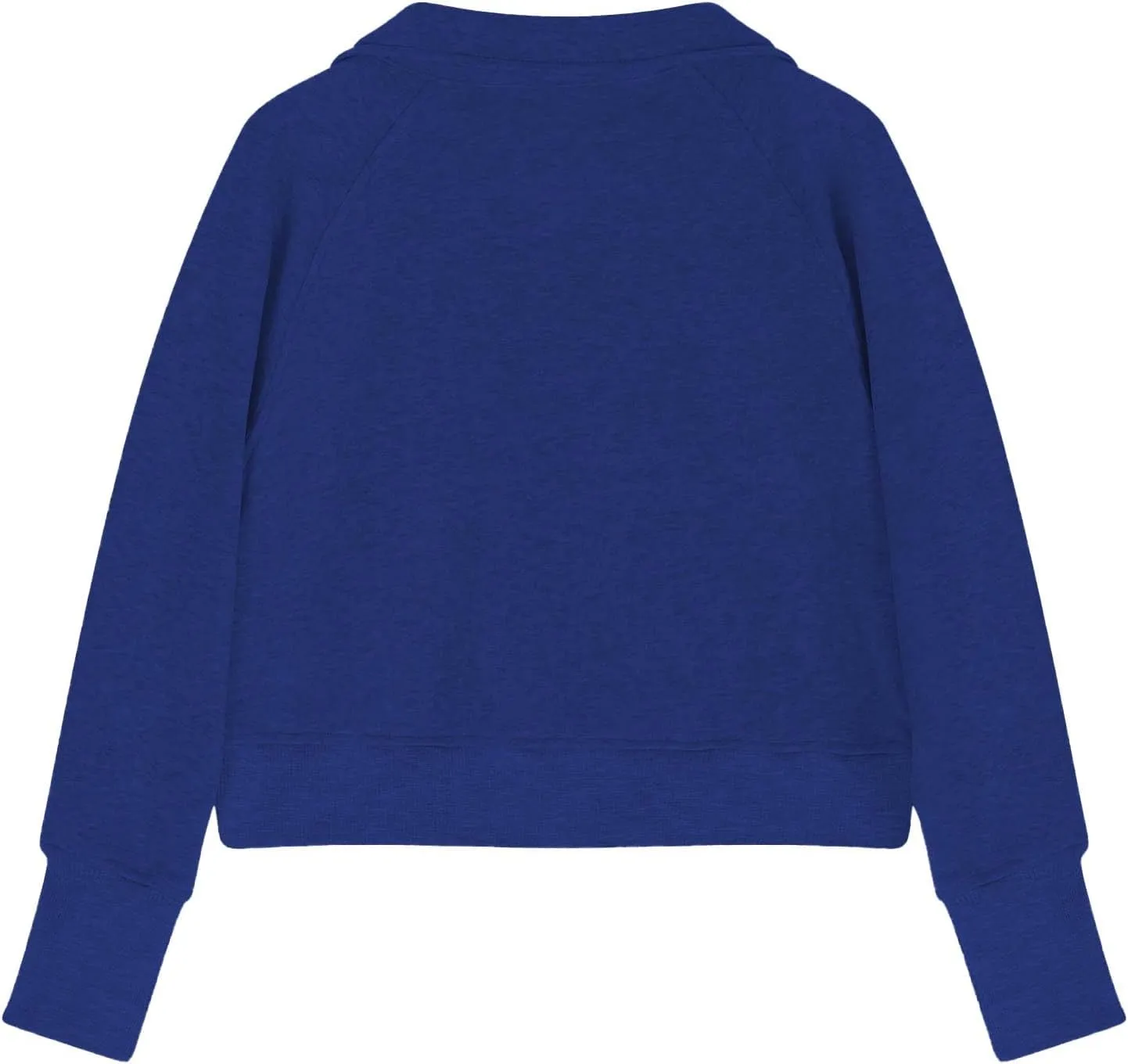 LRMQS Girls Half Zipper Sweatshirts Cute Trendy Fall Pullover Crop Tops for Teen Girls Long Sleeve Sweater Clothes Thumb Hole
