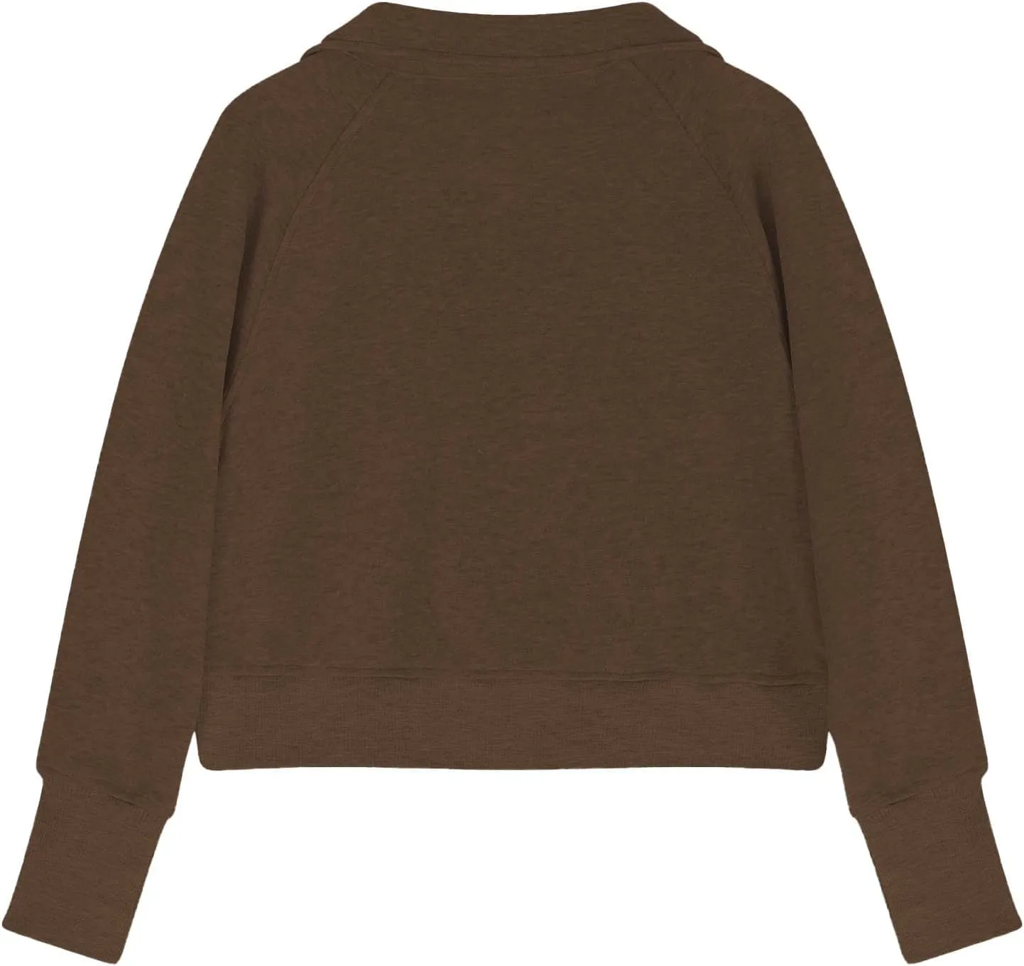 LRMQS Girls Half Zipper Sweatshirts Cute Trendy Fall Pullover Crop Tops for Teen Girls Long Sleeve Sweater Clothes Thumb Hole