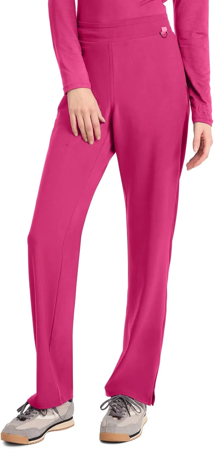 Med Couture Scrub Pants for Women Straight Leg Pull-On Pant with 4 Pockets Moisture Wicking & 360 Stretch - MC103