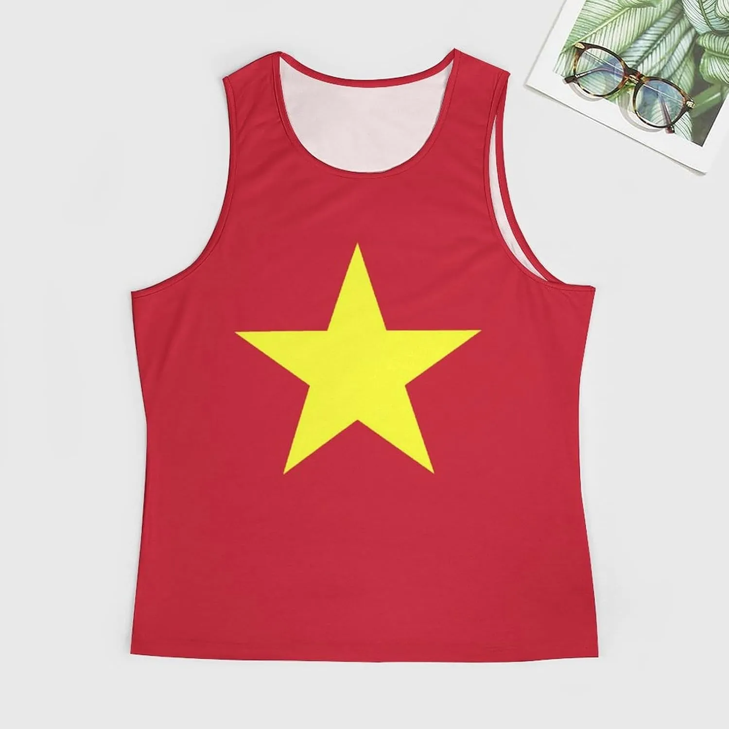 Men's Athletic Tank Burkina Faso Flag Casual Sleeveless Workout Shirts Top Slimming Body Shaper Vest Sports Undershirt