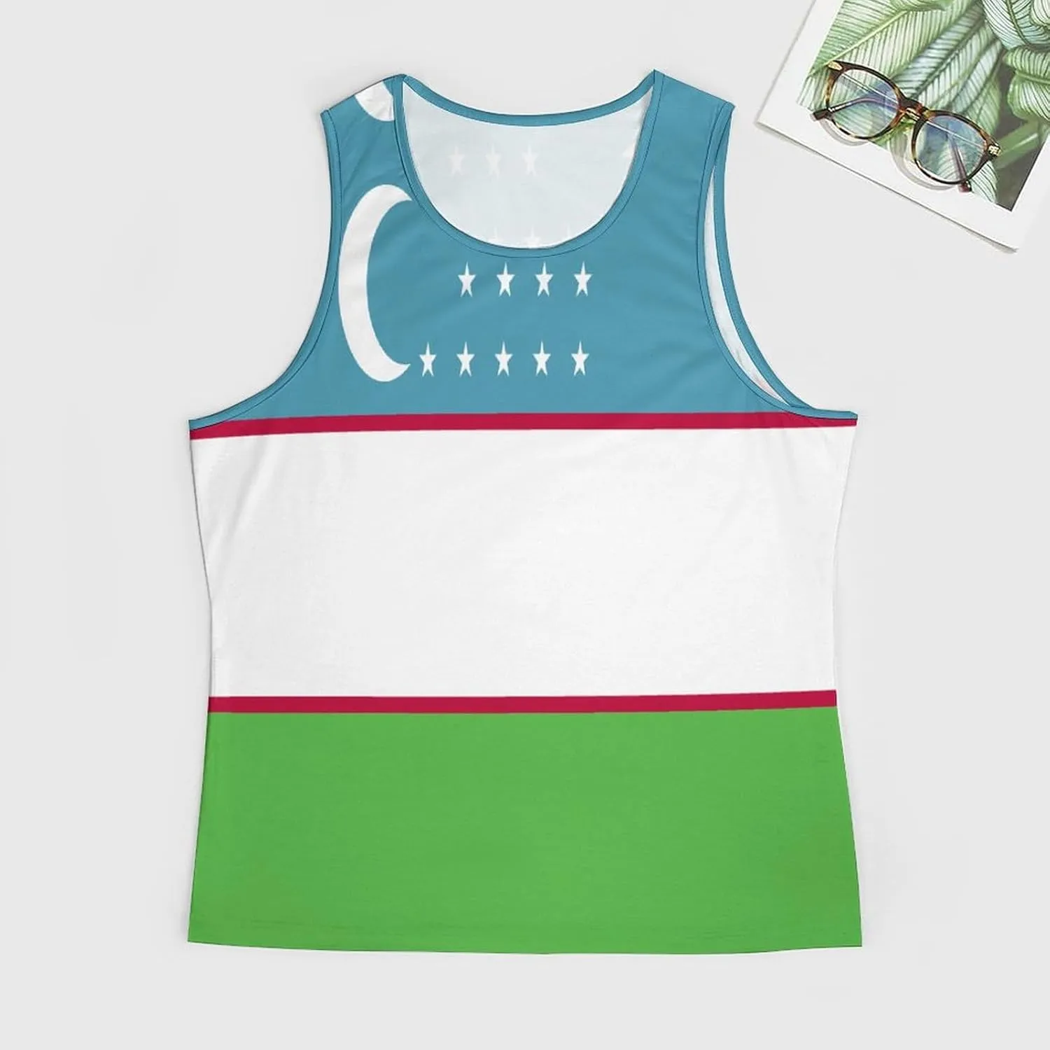 Men's Athletic Tank Burkina Faso Flag Casual Sleeveless Workout Shirts Top Slimming Body Shaper Vest Sports Undershirt