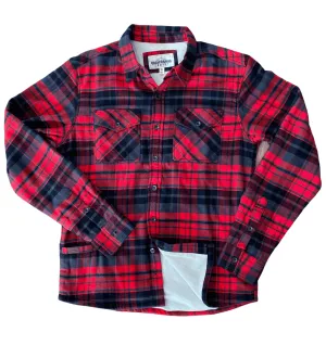Mens High Sierra Shirt - Red Axe Tartan