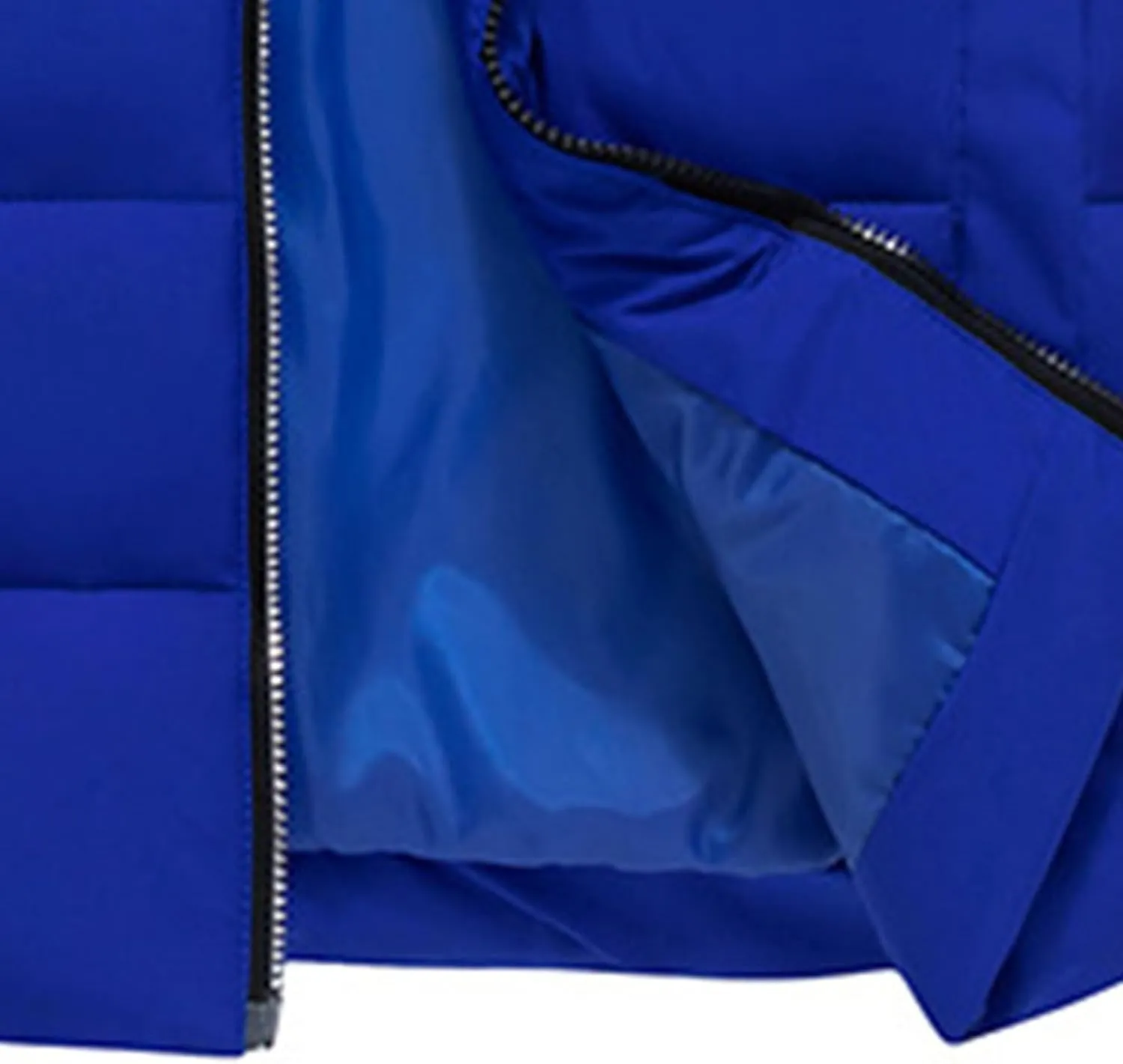 Men's Hooded Cotton Padded Vest Winter Warm Lightweight Quilted Coat Vest Casual Zip Up Thick Sleeveless Jacket