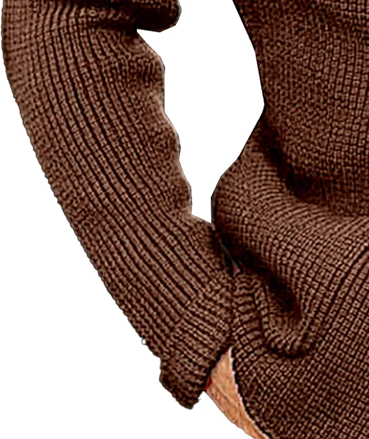 Men's Knitted Jacket Casual Button Up Slim Fit Cardigan Warm Cable Sweater Blazer with Pockets