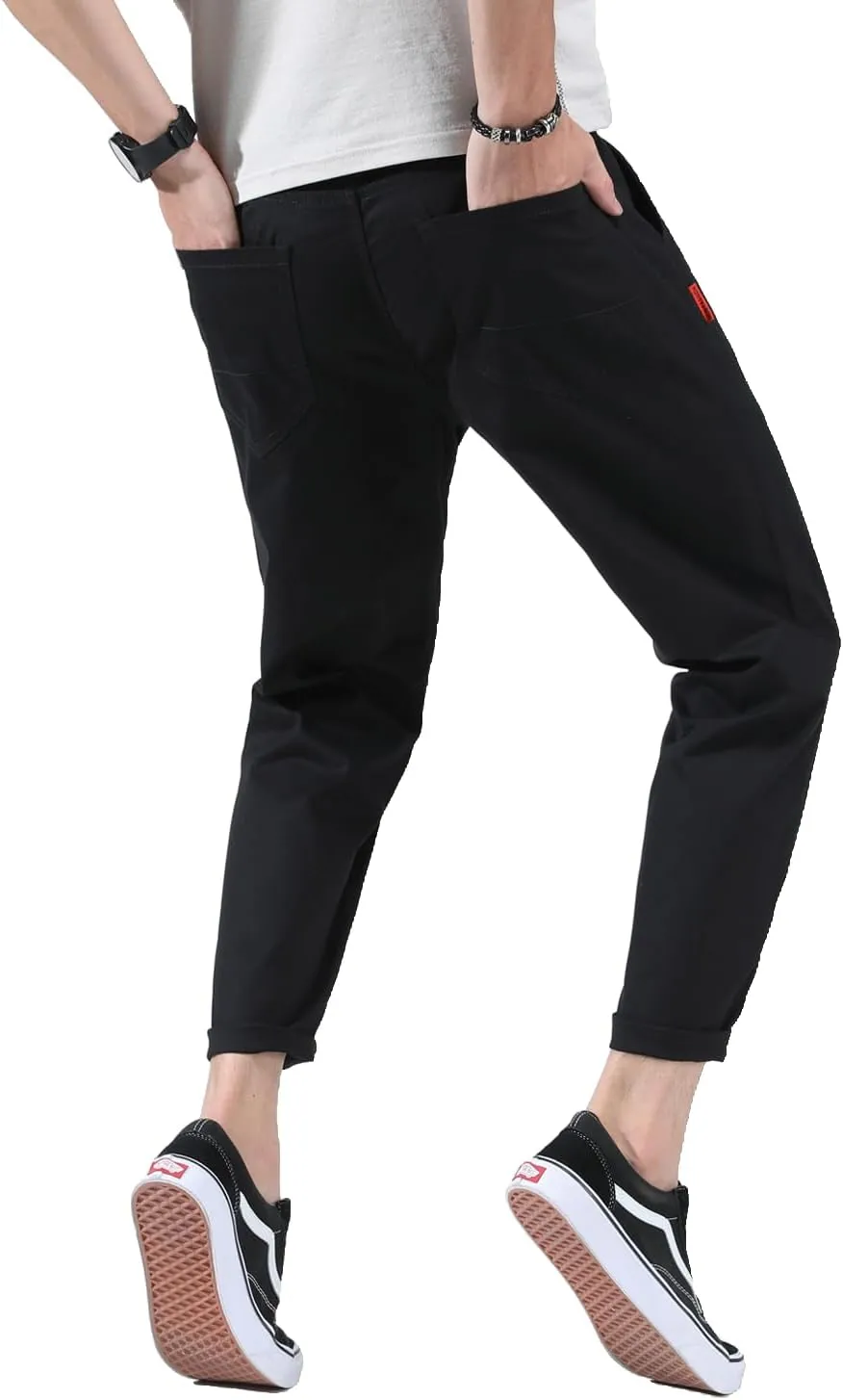 Men's Slim-Fit Casual Stretch Flat Front Khaki Pant Standard and Big & Tall Sizes Chino Pant
