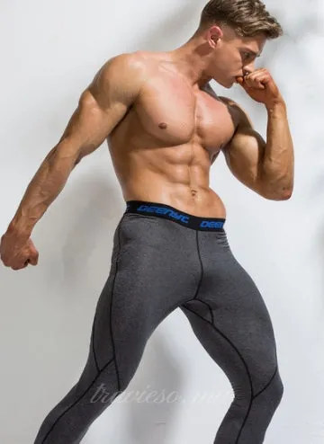 Men's sports compression tights