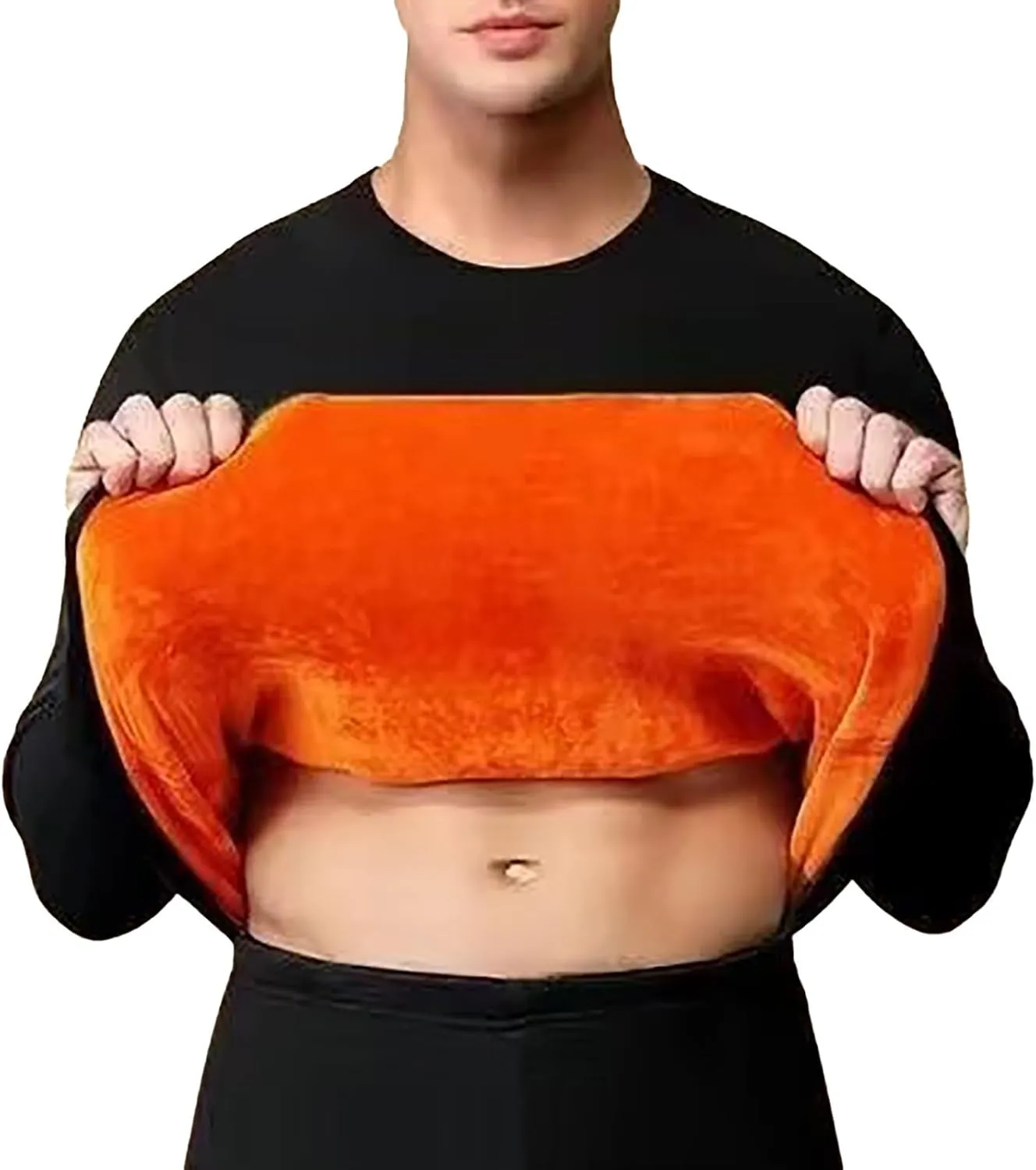 Men's Thermal Underwear Set Men's Thermal Underwear Set Lined Long Thermal Fleece Lined Base Layer Set for Cold