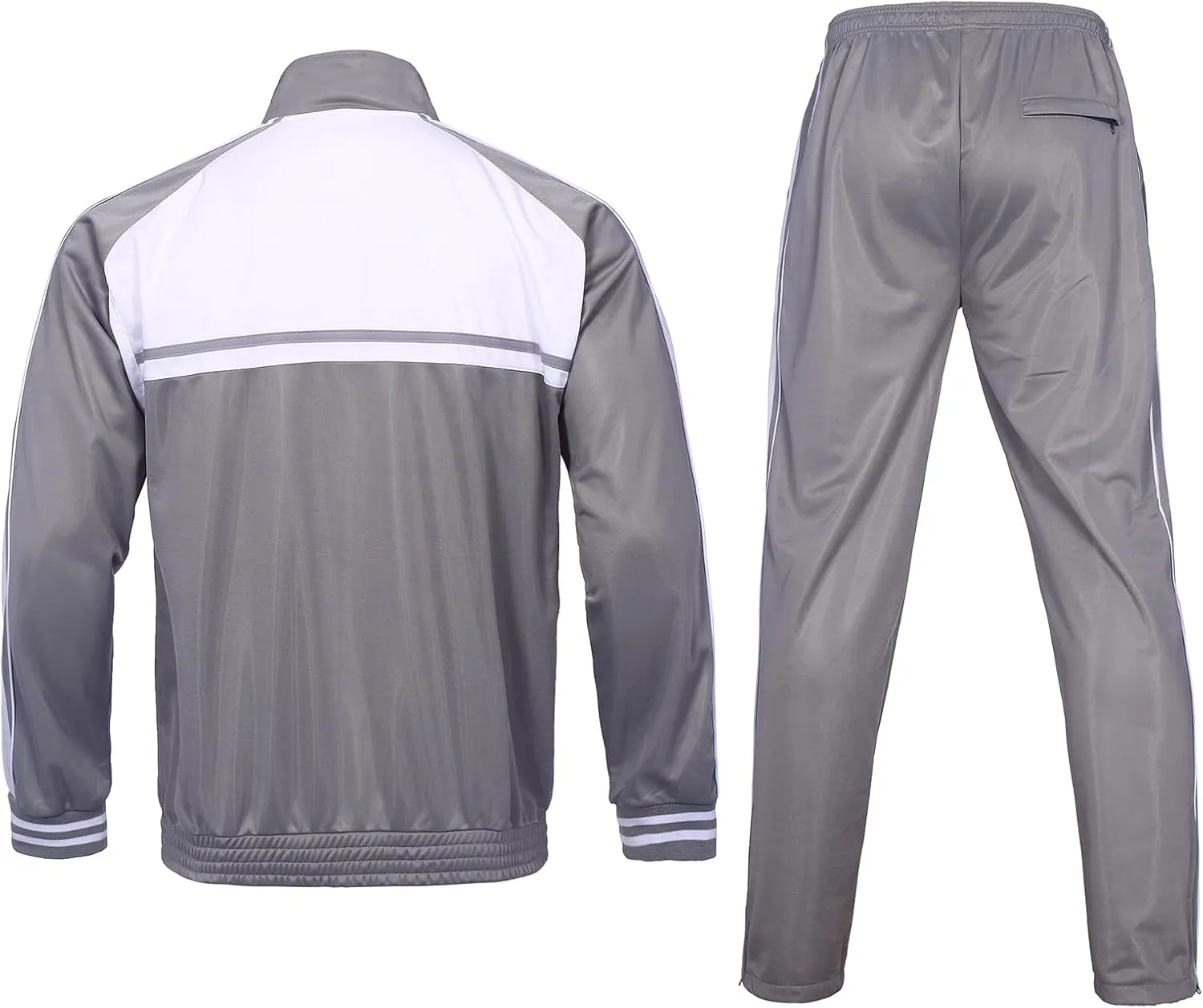 Men's Tracksuits 2 Piece Sweatsuits for Men Set Casual Athletic Jogging Warm Full Zip Sweat Suits with Pockets