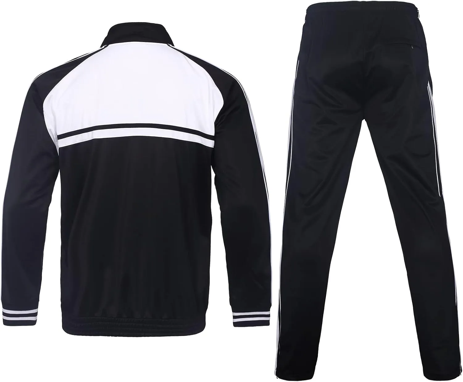 Men's Tracksuits 2 Piece Sweatsuits for Men Set Casual Athletic Jogging Warm Full Zip Sweat Suits with Pockets