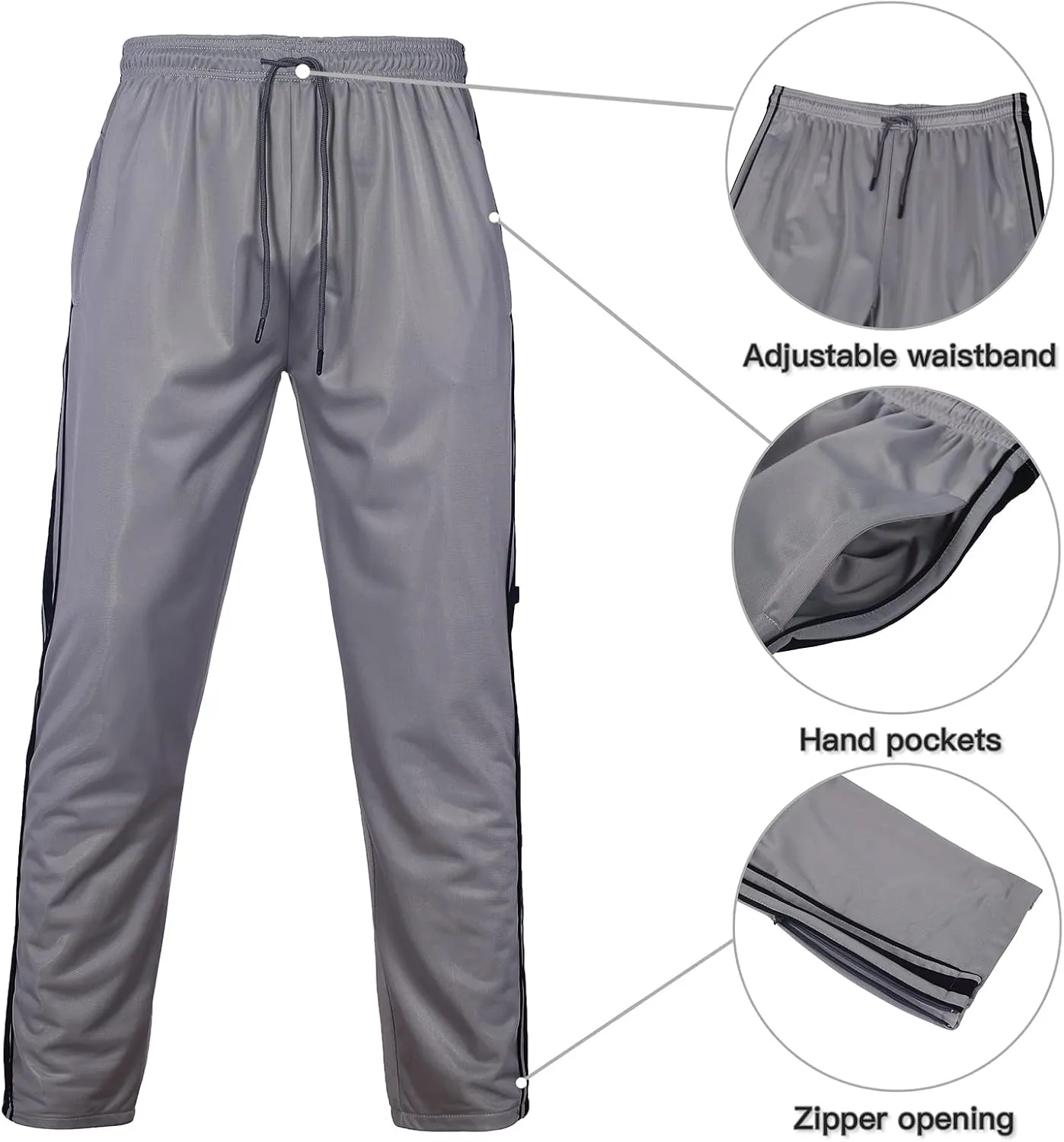 Men's Tracksuits 2 Piece Sweatsuits for Men Set Casual Athletic Jogging Warm Full Zip Sweat Suits with Pockets