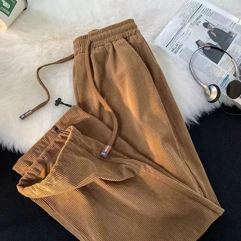 Men's WCasual Pants Fleece-lined Thickened