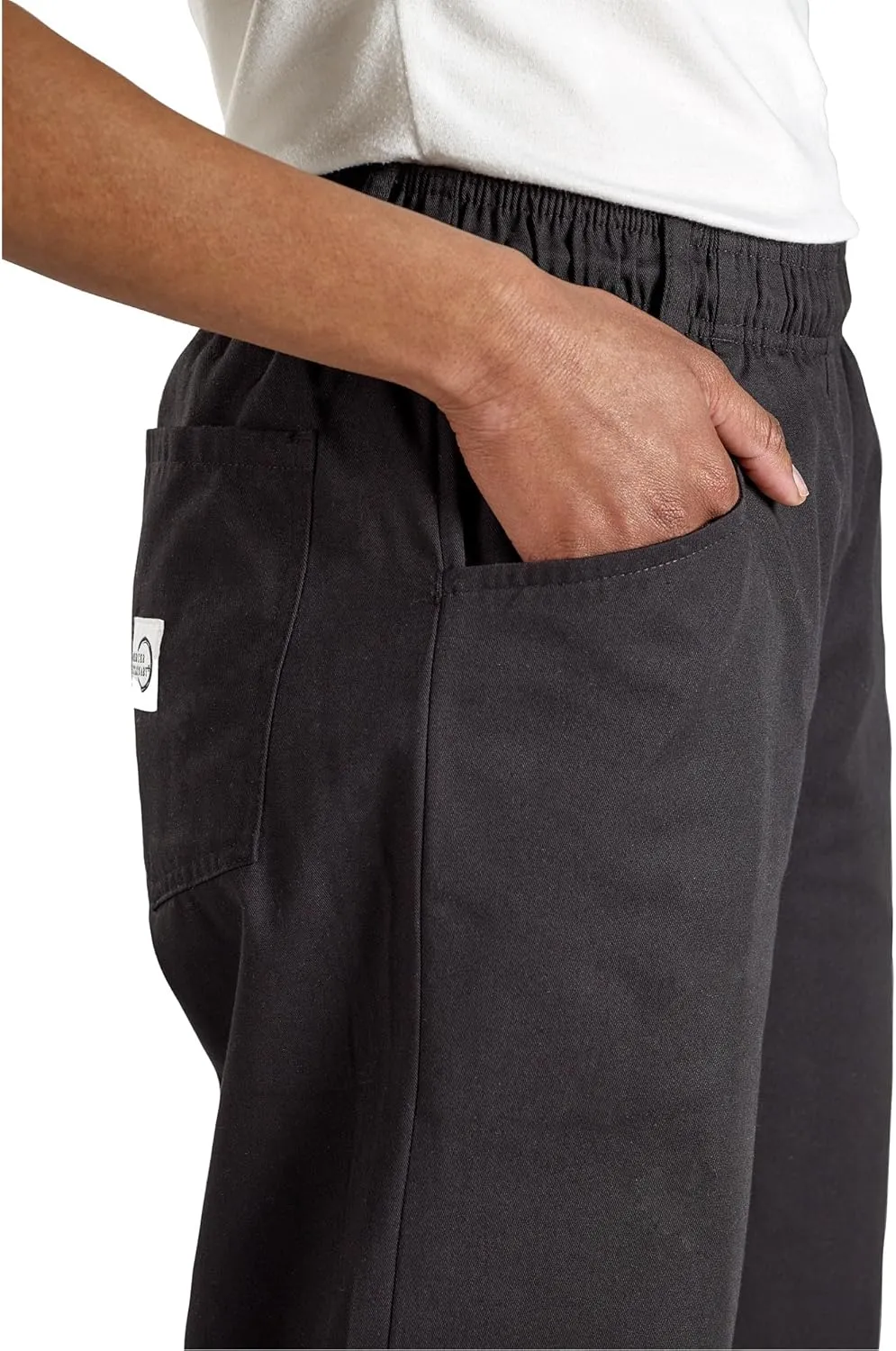 Mercer Culinary M60060BKL Millennia Women's Chef Pants, Large, Black