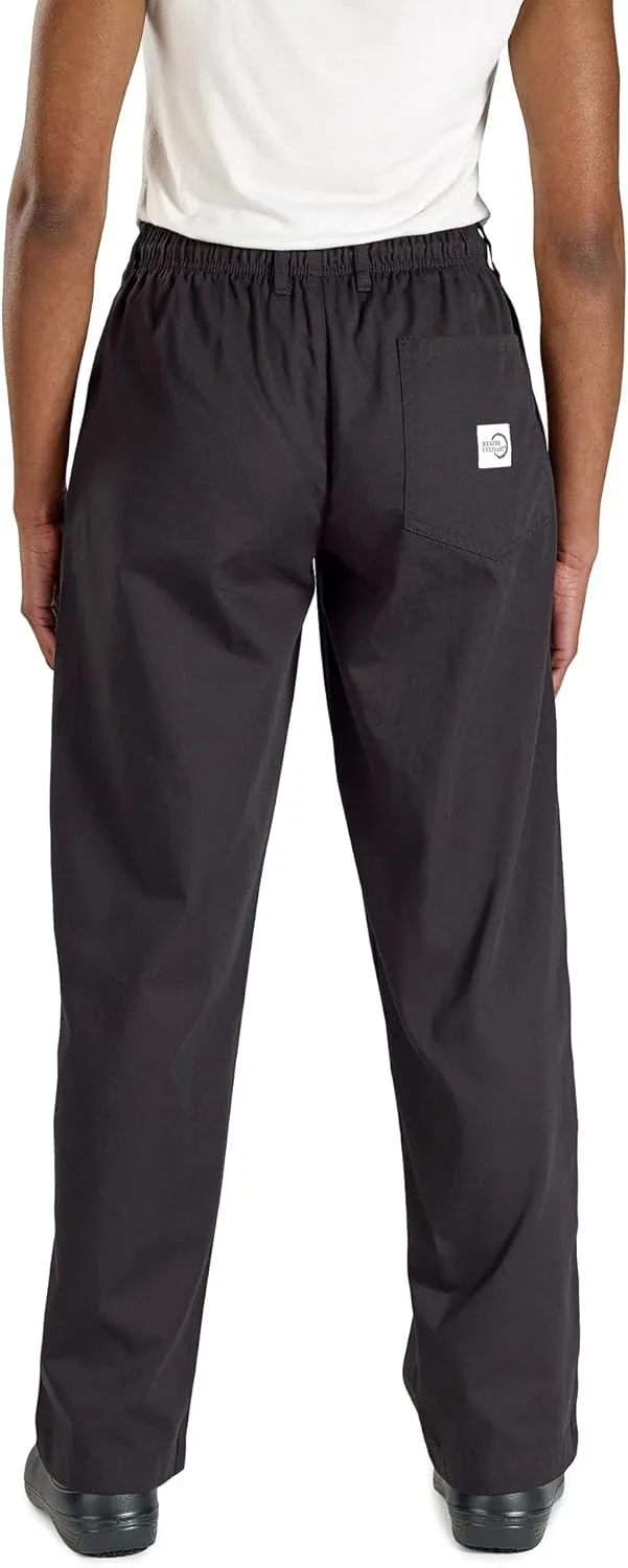 Mercer Culinary M60060BKL Millennia Women's Chef Pants, Large, Black