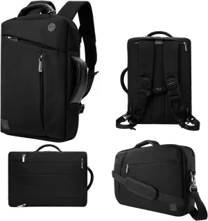 Messenger Bag for Men Women 17 17.3 Inch Water-resistant Laptop Shoulder Bag Briefcase for Work Travel
