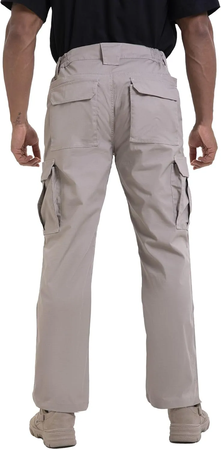 NATUVENIX Mens Work Pants Ripstop Tactical Pants for Men Lightweight Hiking Pants Men Water Resistant Cargo Pants Military