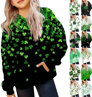 Oversized Hoodies For Teen Girl Cute Heart Graphic Pullover Tops Long Sleeve Hooded Girls Valentines Outfits Clothes