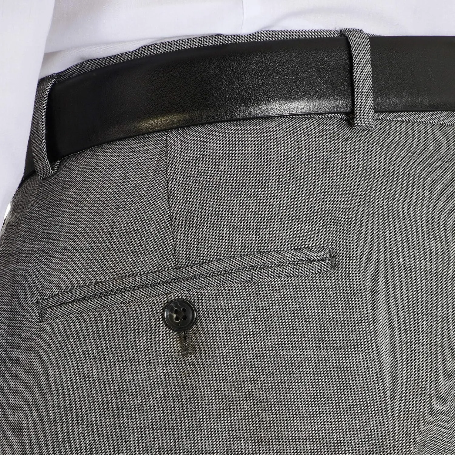 Palm Beach Men's Sam Performance Flat Front Suit Separate Pants