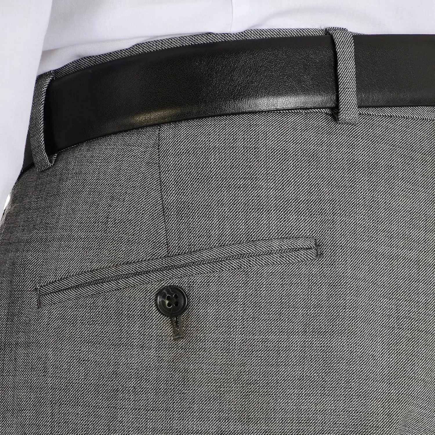 Palm Beach Men's Sam Performance Flat Front Suit Separate Pants