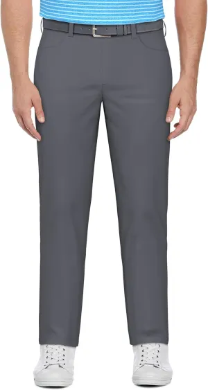 PGA TOUR Men's 5-Pocket Performance Pull-on Golf Pants, 30"/32" Inseams, 4-Way Stretch, Moisture-Wicking, Sun Protection