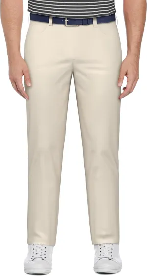 PGA TOUR Men's 5-Pocket Performance Pull-on Golf Pants, 30"/32" Inseams, 4-Way Stretch, Moisture-Wicking, Sun Protection