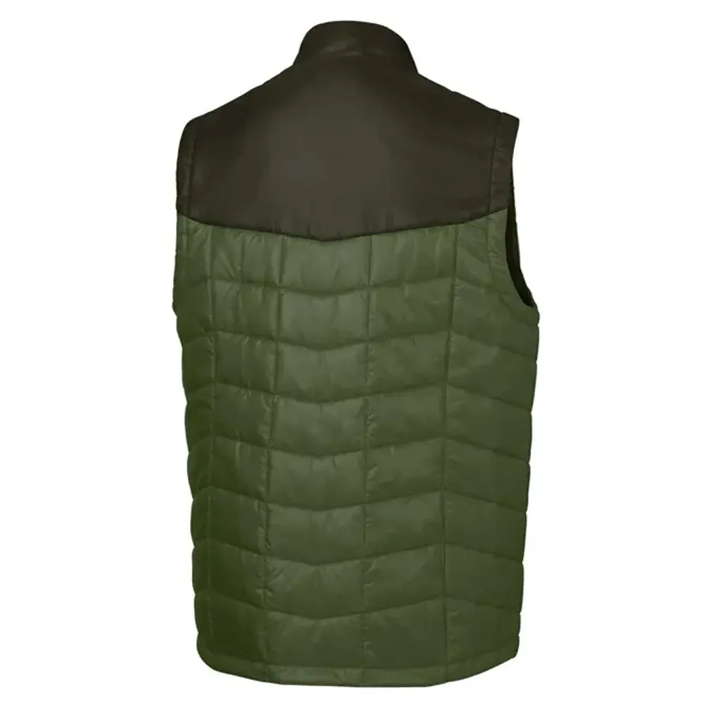 Polaris Men's Roseau Quilted Vest Green