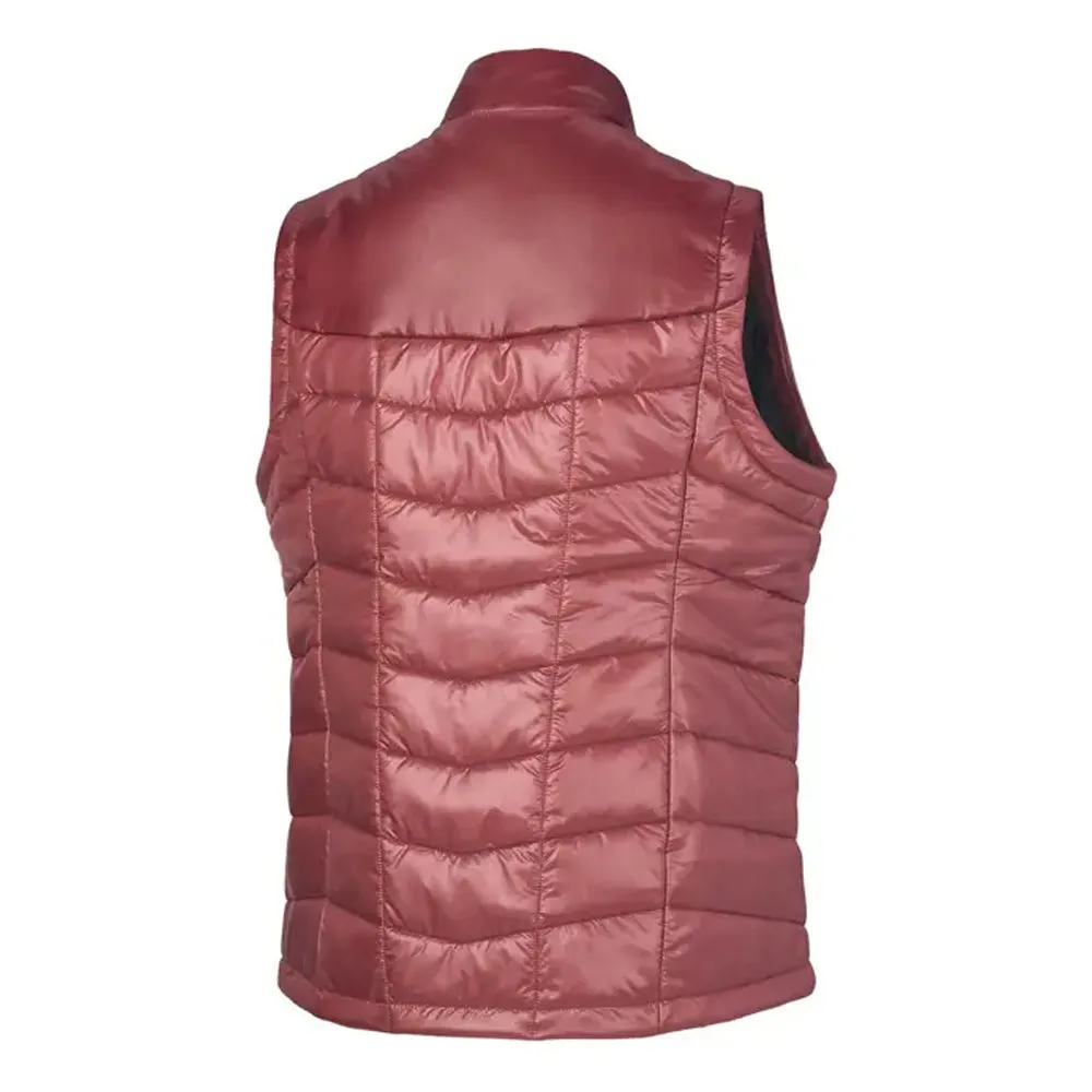 Polaris Women's Roseau Quilted Vest Rose Red