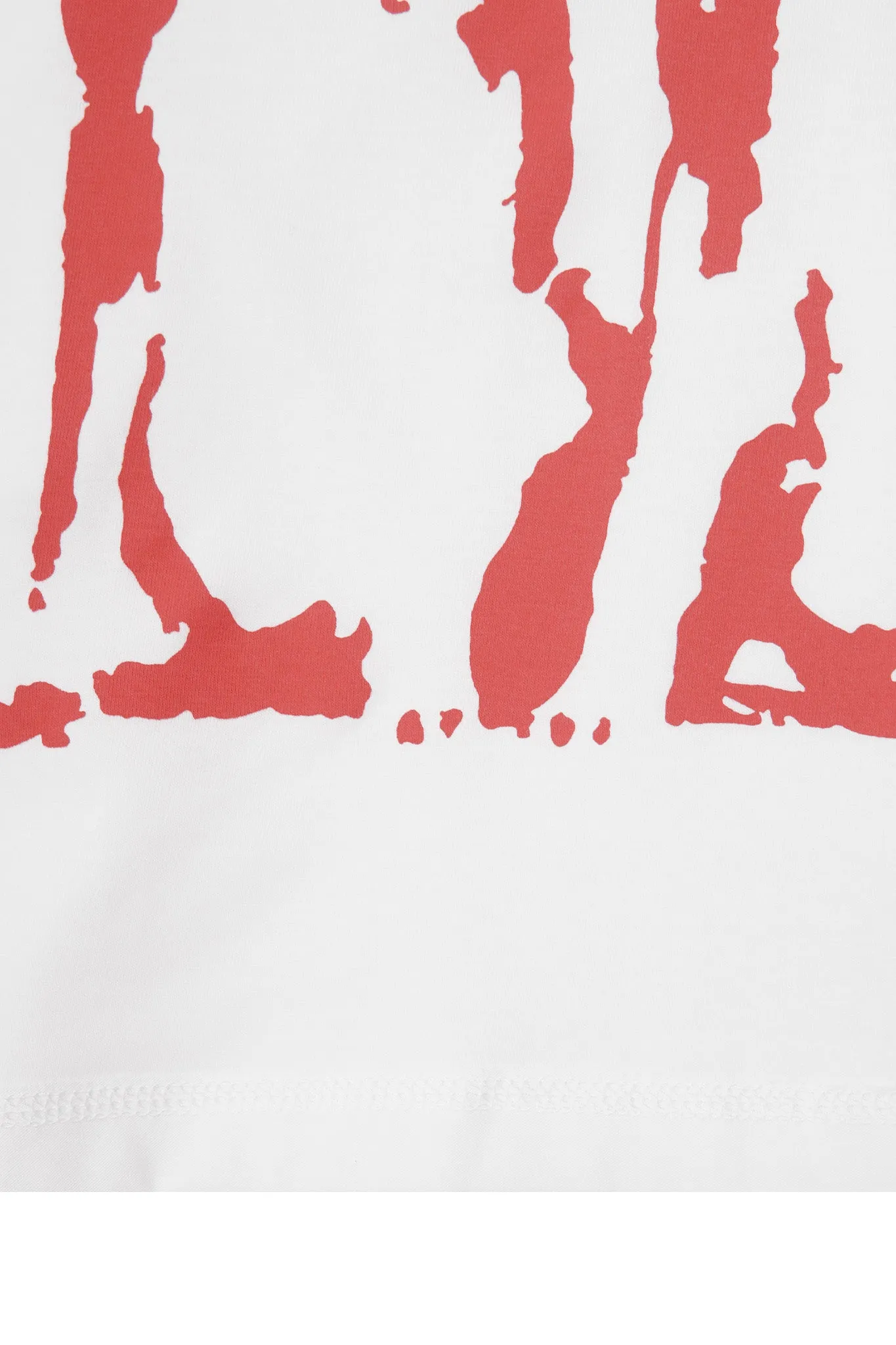 "HELL HOUNDS" TEE IN WHITE