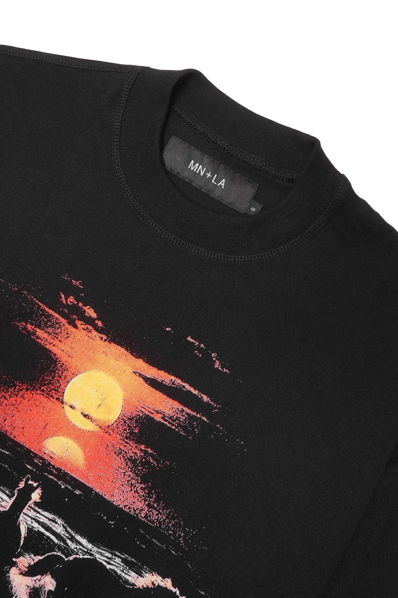 "HORSE POWER" TEE IN ANTHRACITE