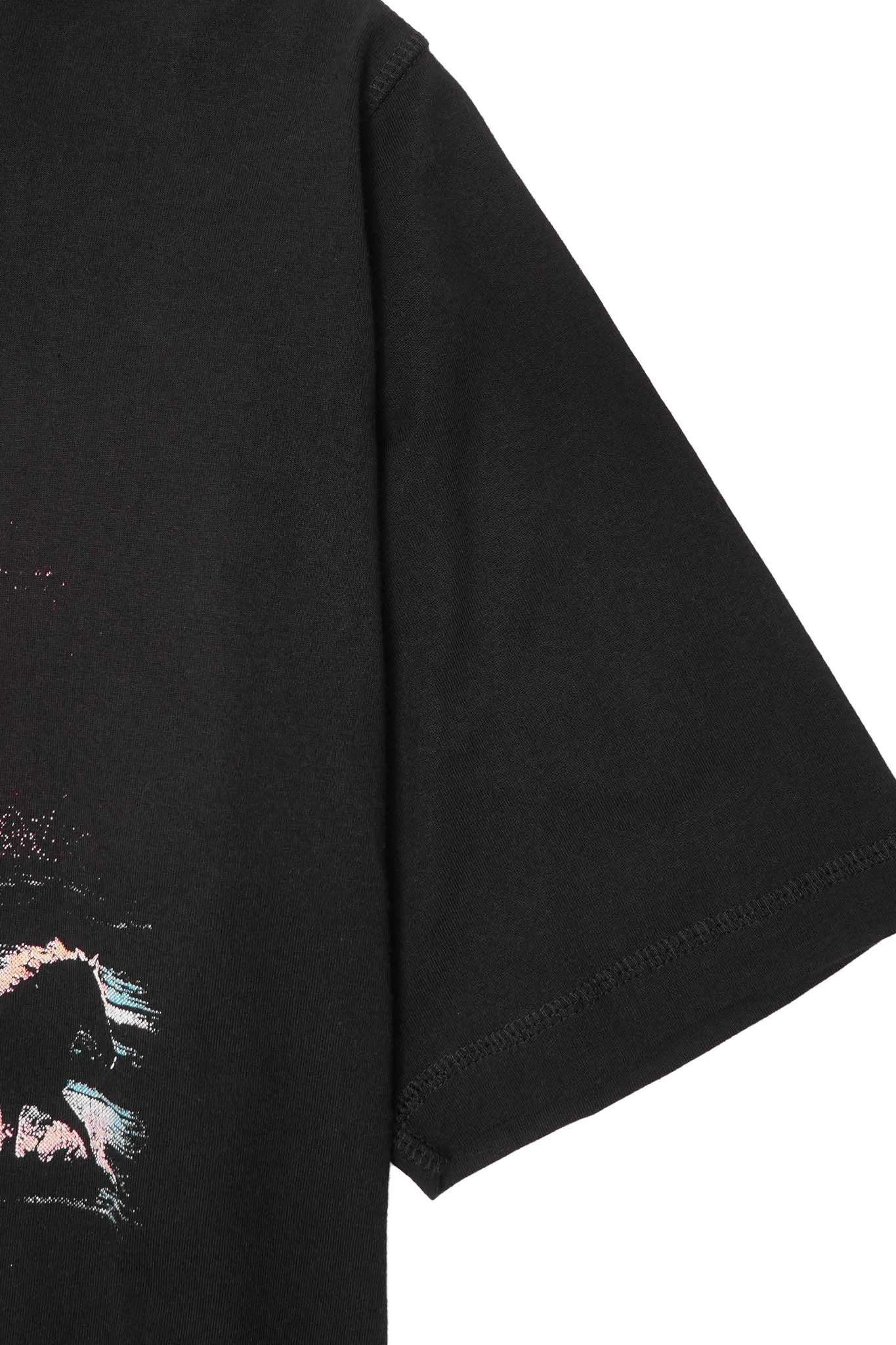 "HORSE POWER" TEE IN ANTHRACITE