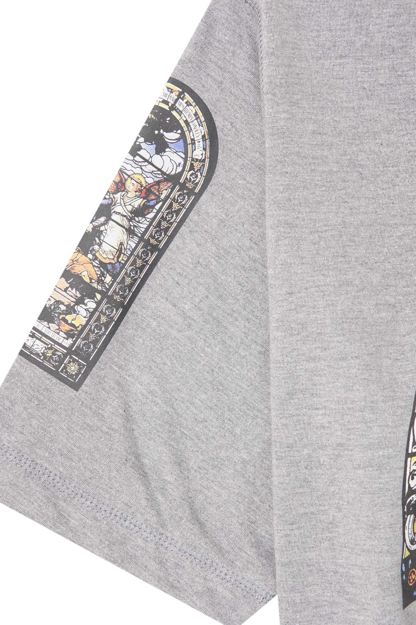 "LAST SUPPER" TEE IN HEATHER GREY