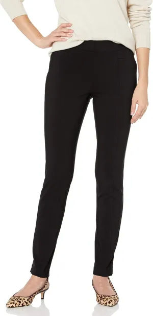 Rafaella Women's Solid Supreme Stretch Dress Pants with Pull-on Waistband and Pockets, Durable Work Slacks, 30.5" Inseam