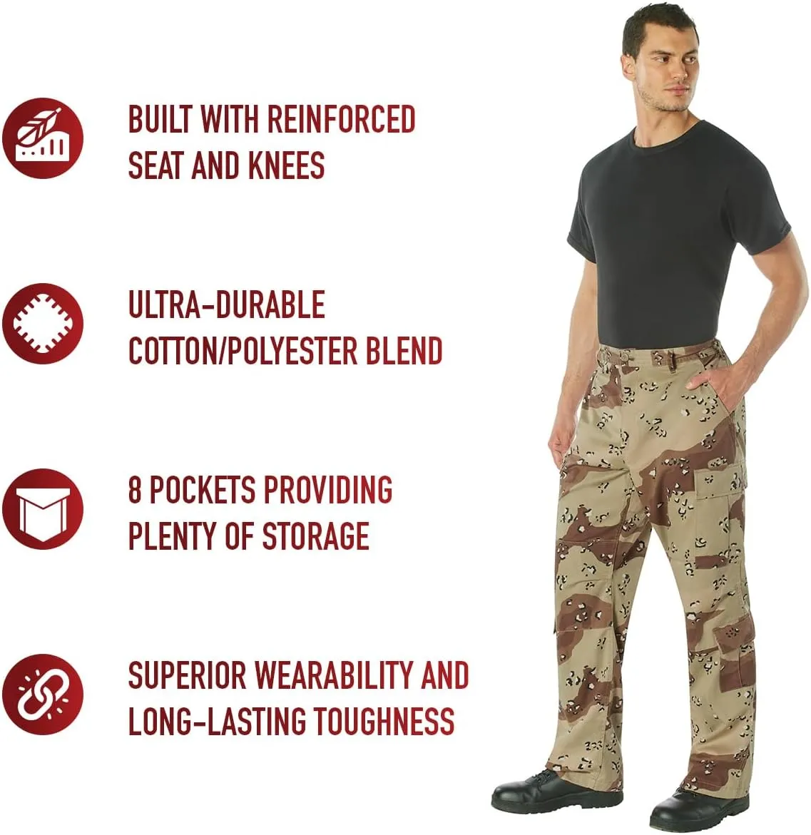 Rothco Vintage Paratrooper Fatigue Pants Vintage Cargo Pants Camouflage Pants