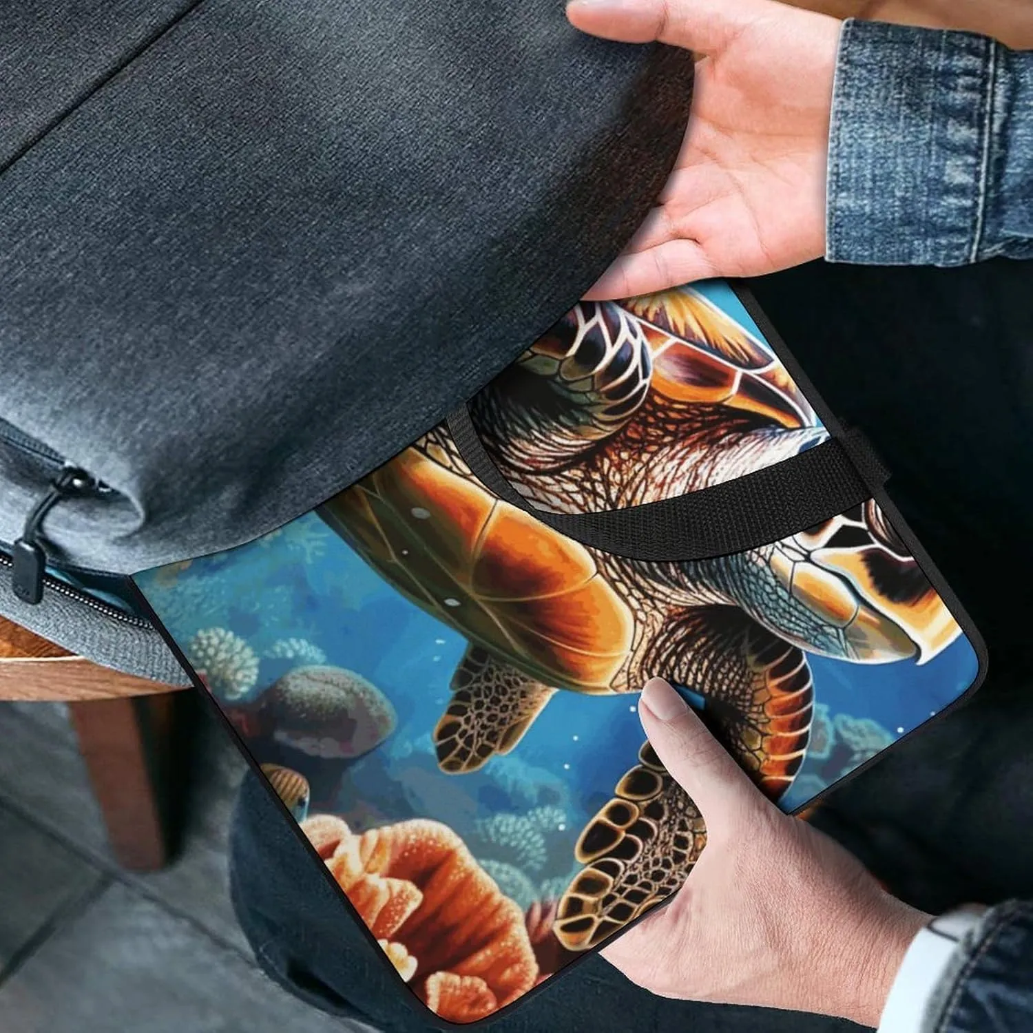 Sea Turtles Diamond Painting Laptop Bag Durable Laptop Sleeve Water-Resistant Notebook Bag for Computer Or Tablet