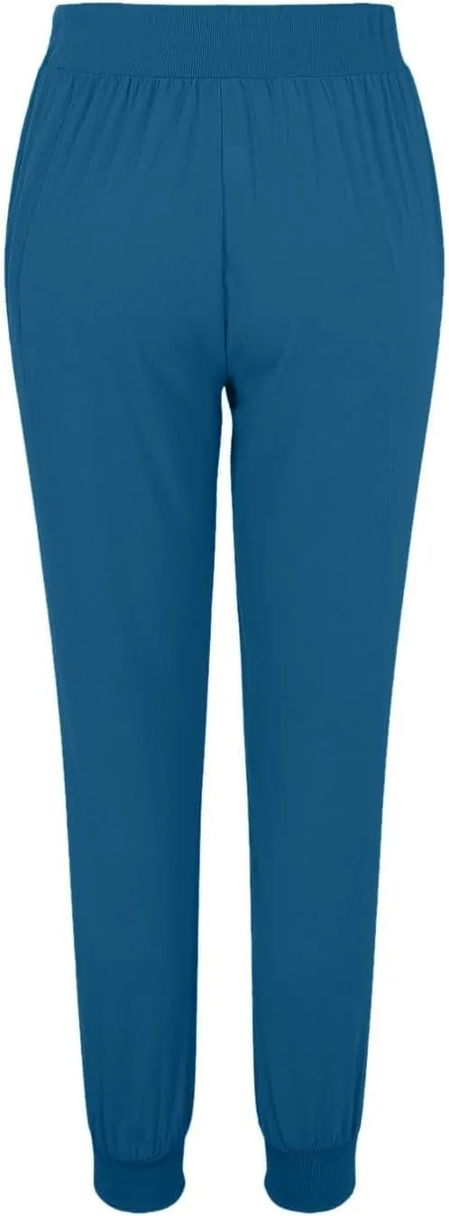 Straight Leg Cotton Linen Pants Women Lightweight Fashion Summer Casual Pants with Pockets Drawstring Loose Trousers