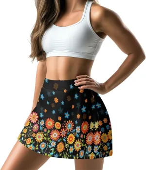 Tennis Skirts for Women Golf Athletic Active Mini Summer Skorts Workout Running Shorts with Pocket Size XS-3XL
