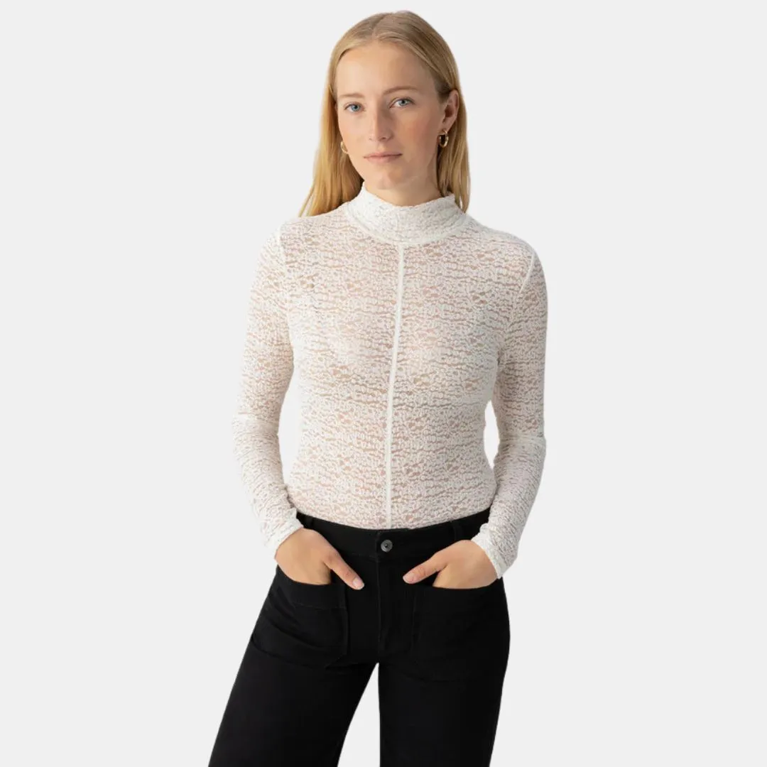 Textured Mock Knit Top