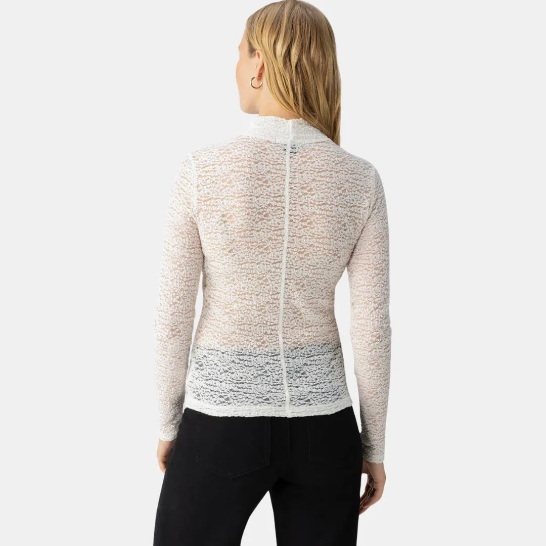 Textured Mock Knit Top