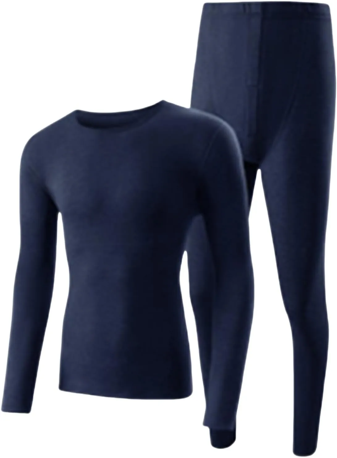 Thermal Underwear for Men Thermal Underwear Men and Women Thickened and Padded Qiu Jie Qiu Pants in A Set of Crew