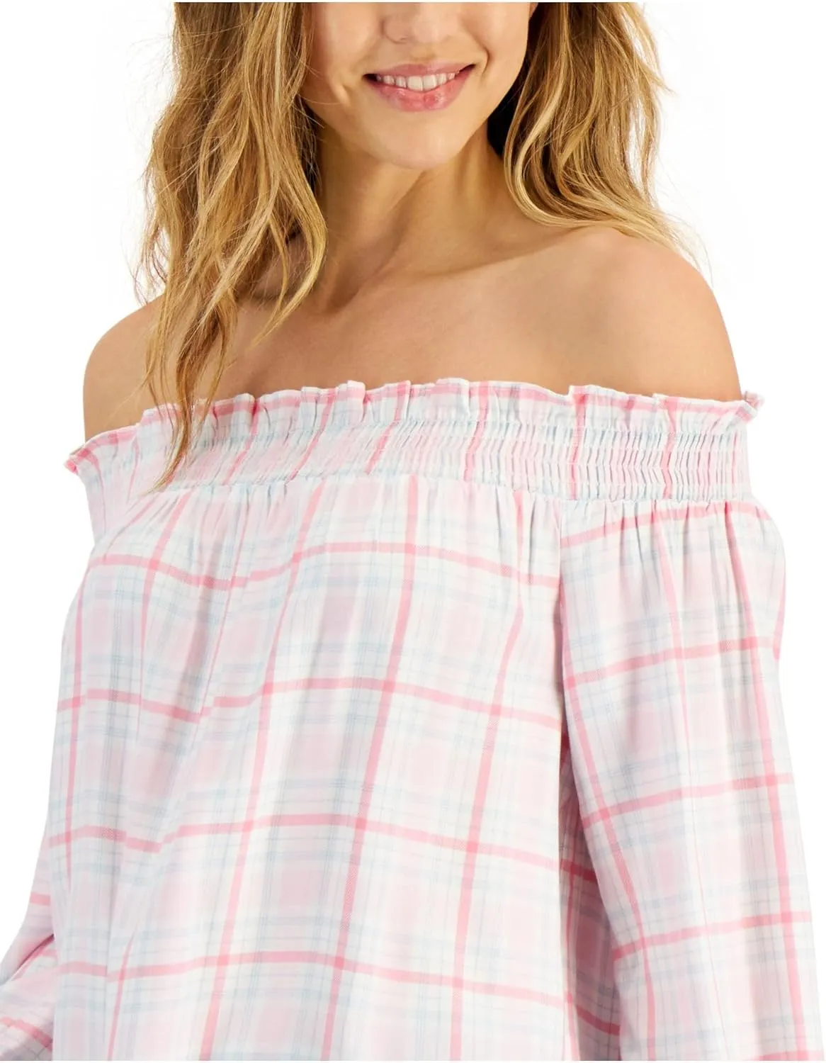Tommy Hilfiger Women's Bandcollar Button Up Roll Tab Blouse