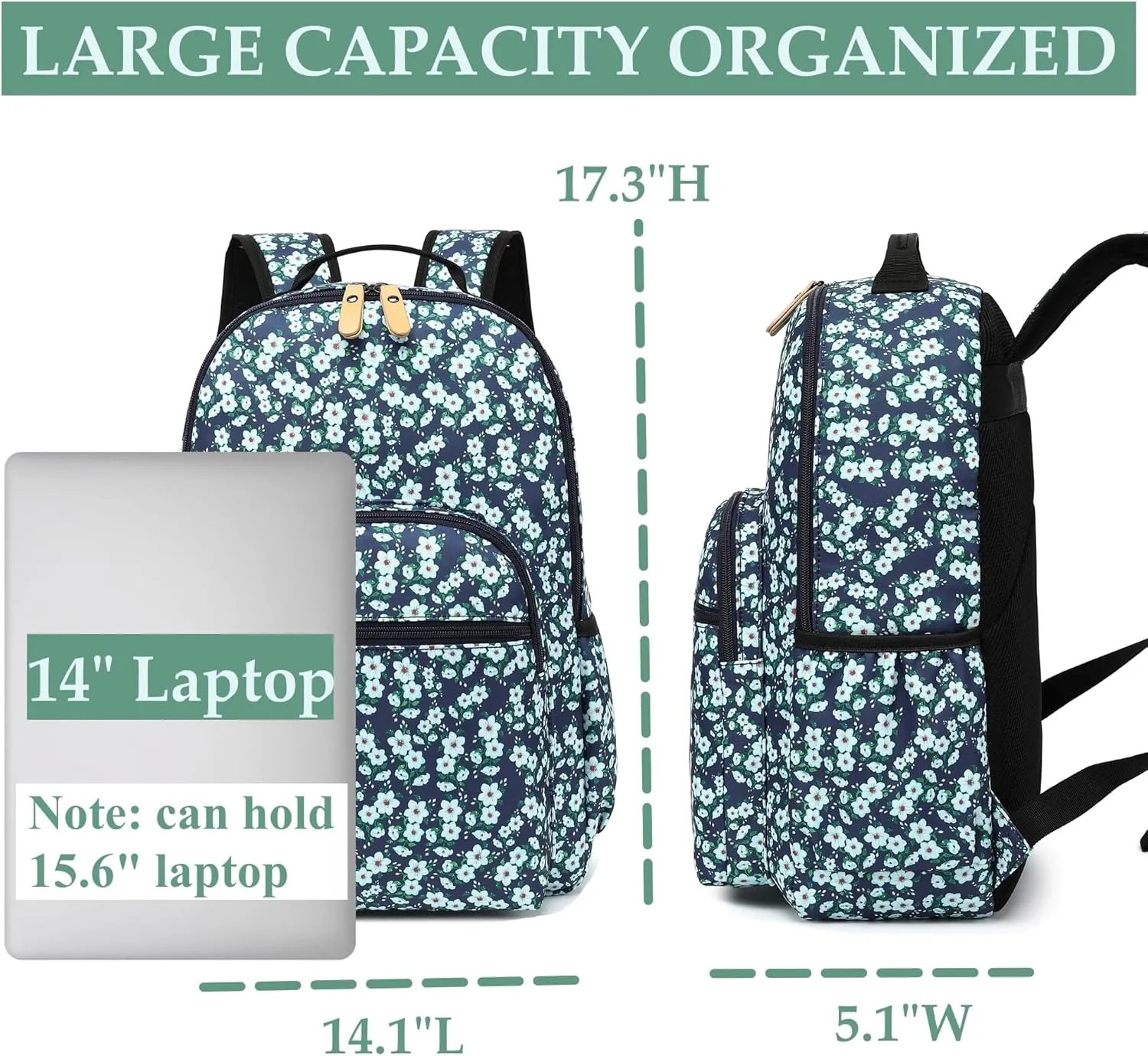 Travel Backpack for Women Laptop Backpack Water Resistant College Stylish Backpacks Dapack Shoulder Carry On Bag Purple
