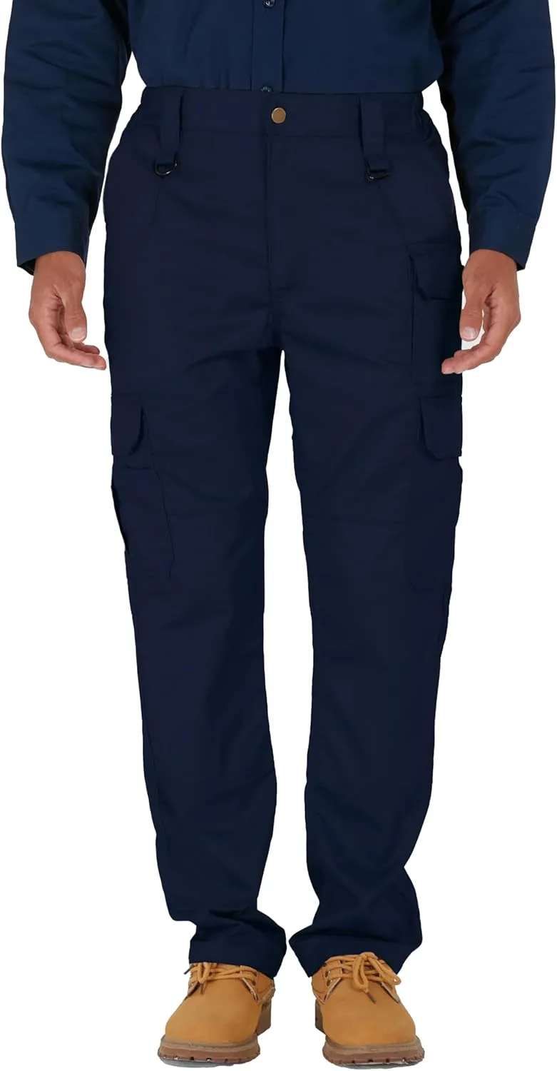 Ubon FR Pants for Men Flame Resistant Cargo Pants 9 oz FRC Pants Elastic Waist Fire Retardant Work Pants with 7 Pockets