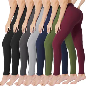 VALANDY High Waisted Leggings for Women Buttery Soft Stretchy Tummy Control Workout Yoga Running Pants One&Plus Size