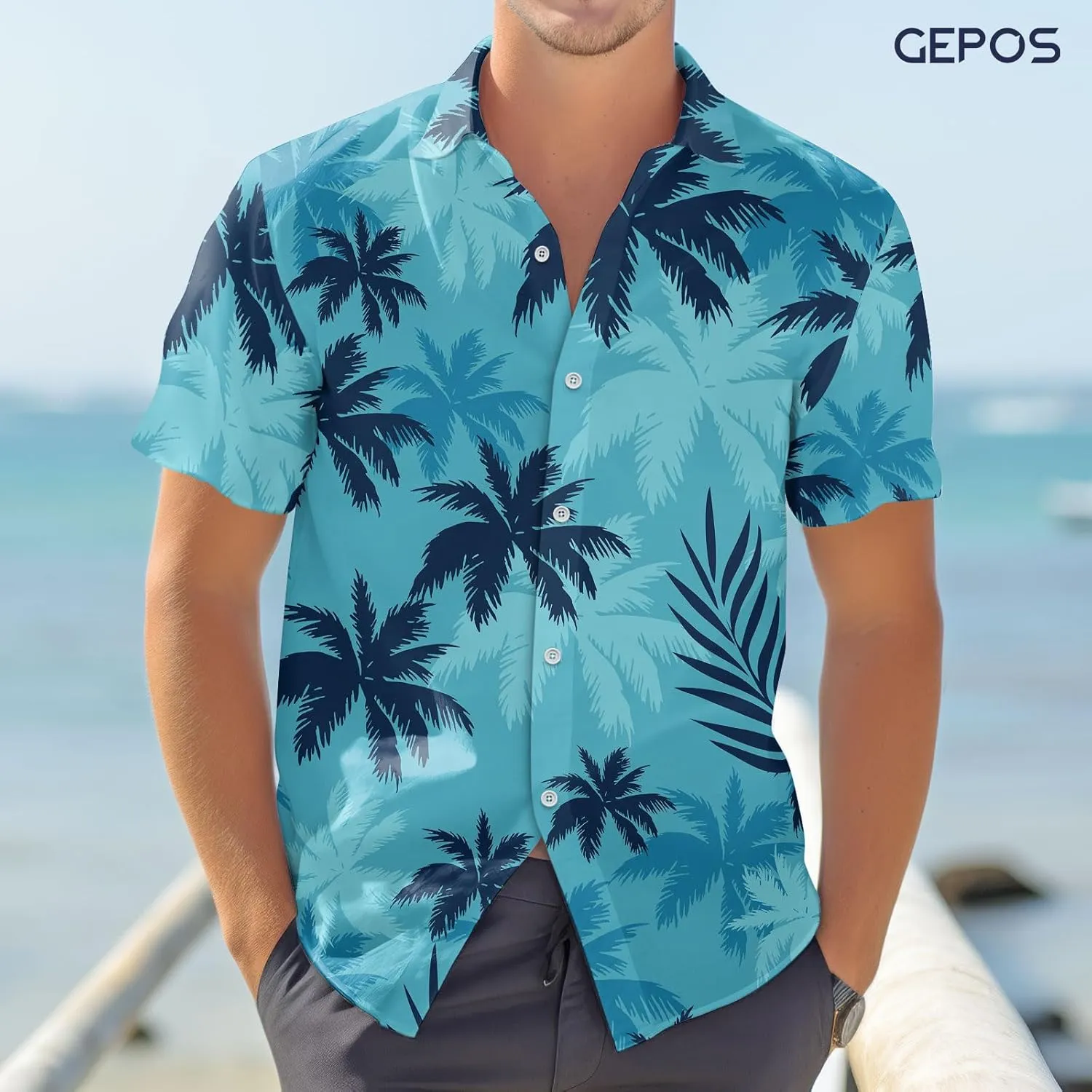 Video Game Button Shirt, Summer Gaming Casual Hawaiian Shirt, Birthday Gifts for Gamer