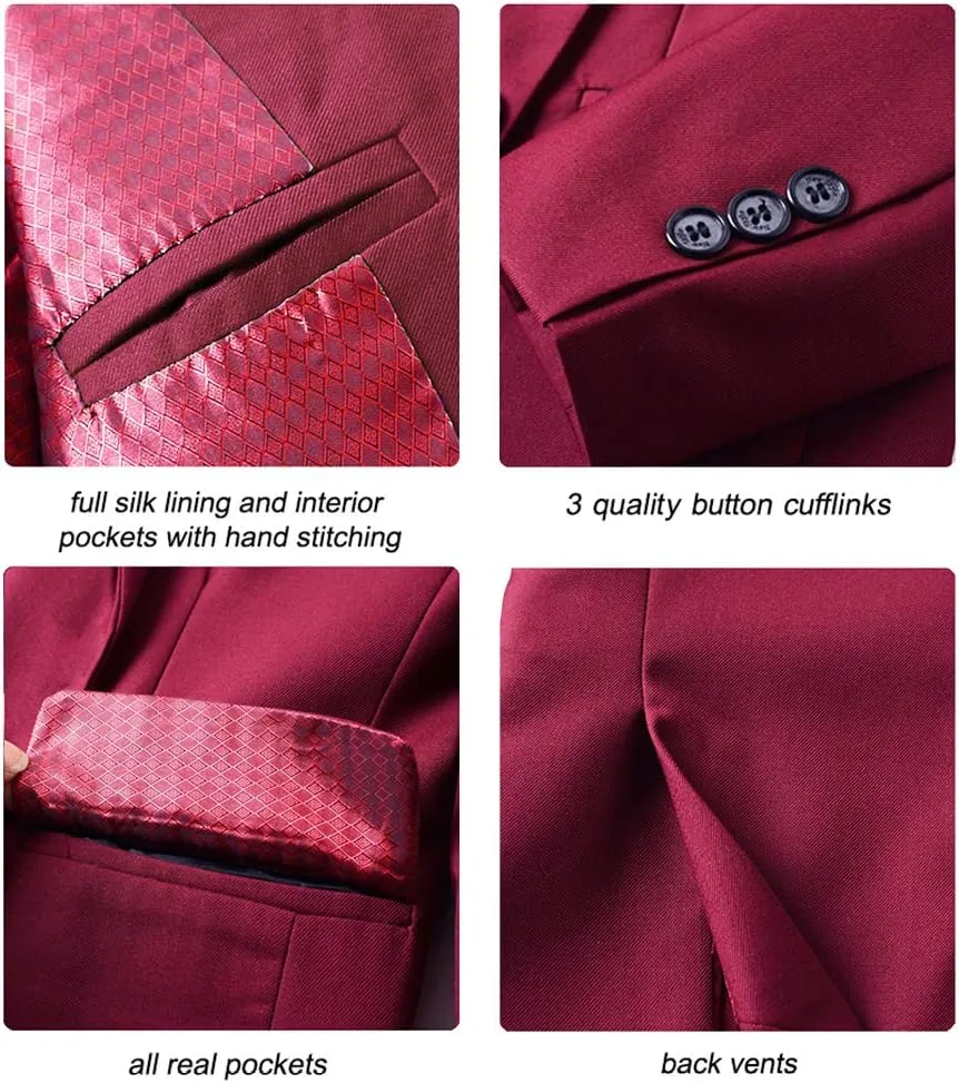 Visaccy Boys Formal Blazer School Jacket