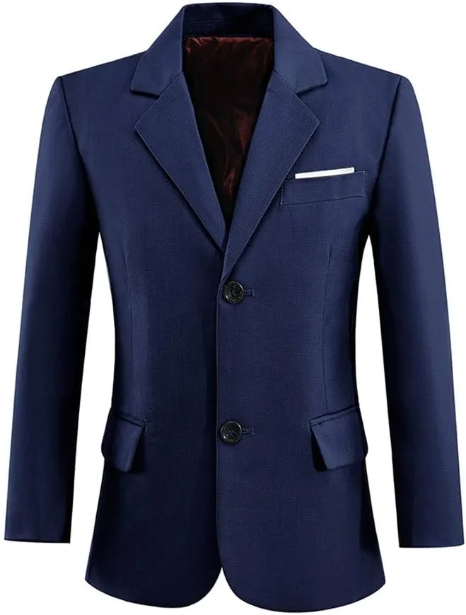Visaccy Boys Formal Blazer School Jacket