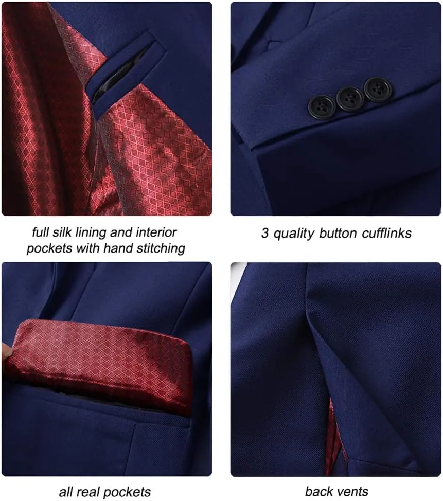 Visaccy Boys Formal Blazer School Jacket