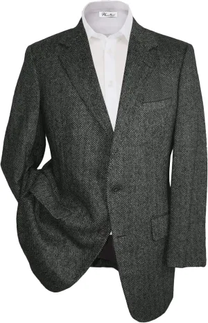 Wemaliyzd Men Western Herringbone Jacket Suit Regular Fit Sport Coat Blazer Centre Vent